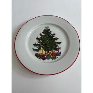 Cuthbertson American Christmas Tree dinner plate No‎ chips or flaws